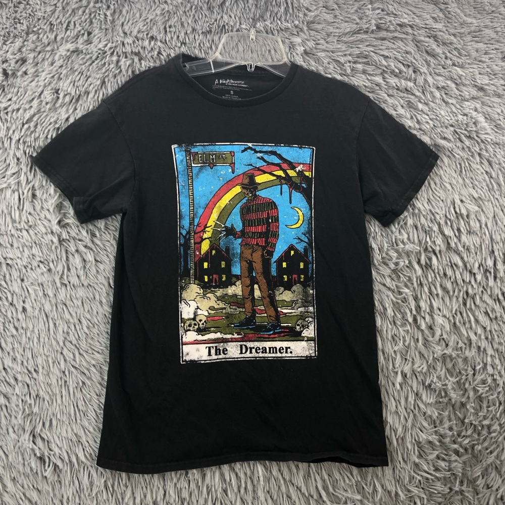 Nightmare on Elm Street Tshirt Womens Small Black Freddy Krueger Horror